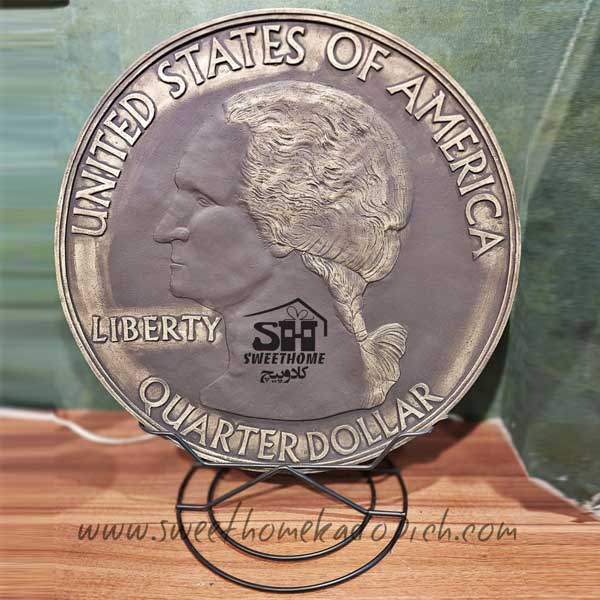 تصویر دکوری مجسمه سکه 1
